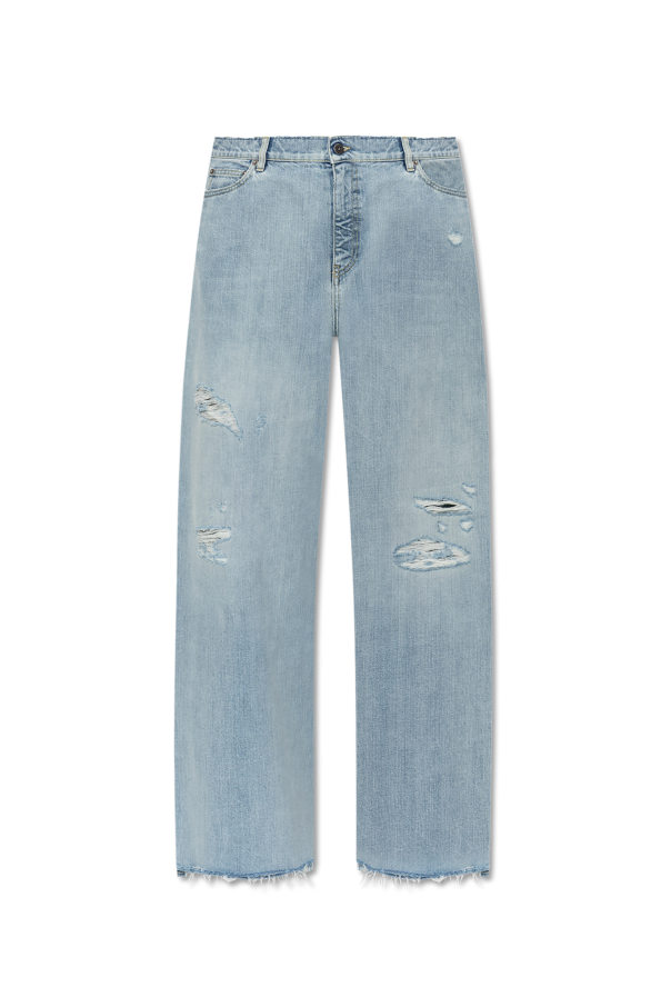 【GOLDEN GOOSE／ゴールデングース】 WIDE DENIM 27 GOLDEN GOOSE/ゴールデングース】WHITE WIDE LEG パンツ（デニム